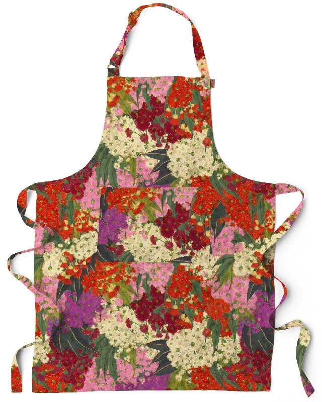 Bush Christmas Linen Apron