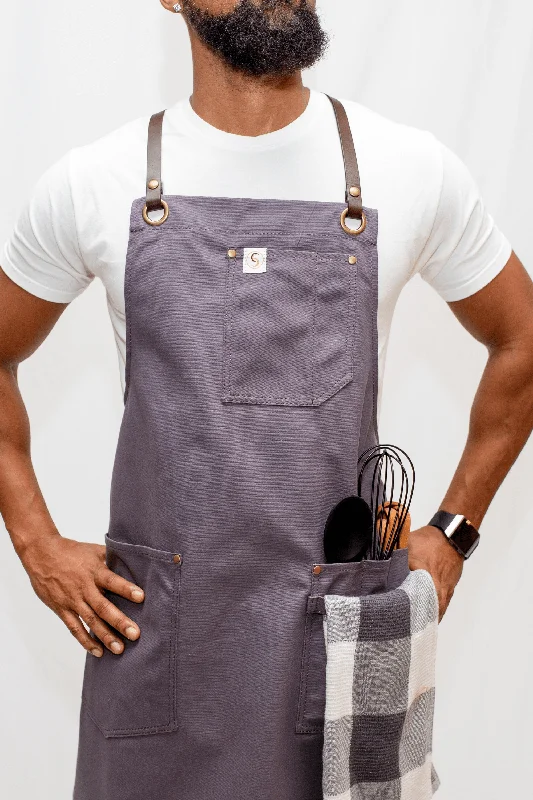 Custom Leather Strap Aprons