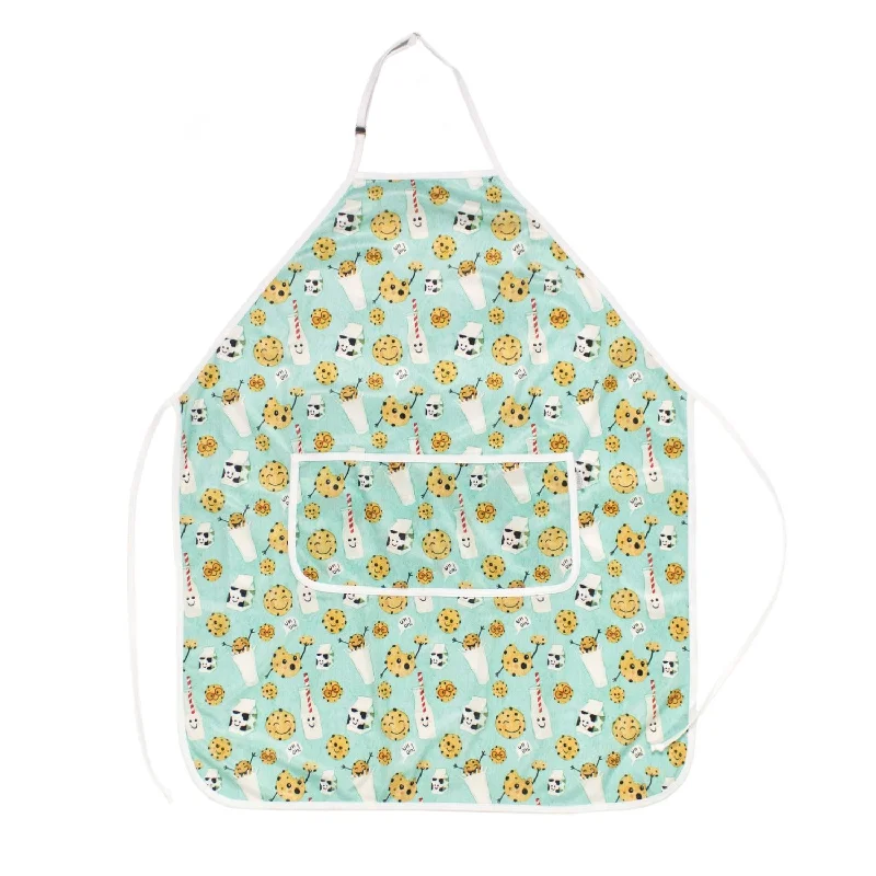 Cookies & Milk Apron - fits sizes youth small through adult 2XL