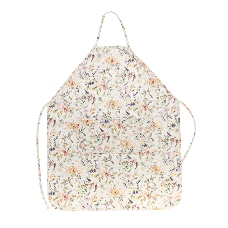 Delilah Floral Apron - fits sizes youth small through adult 2XL