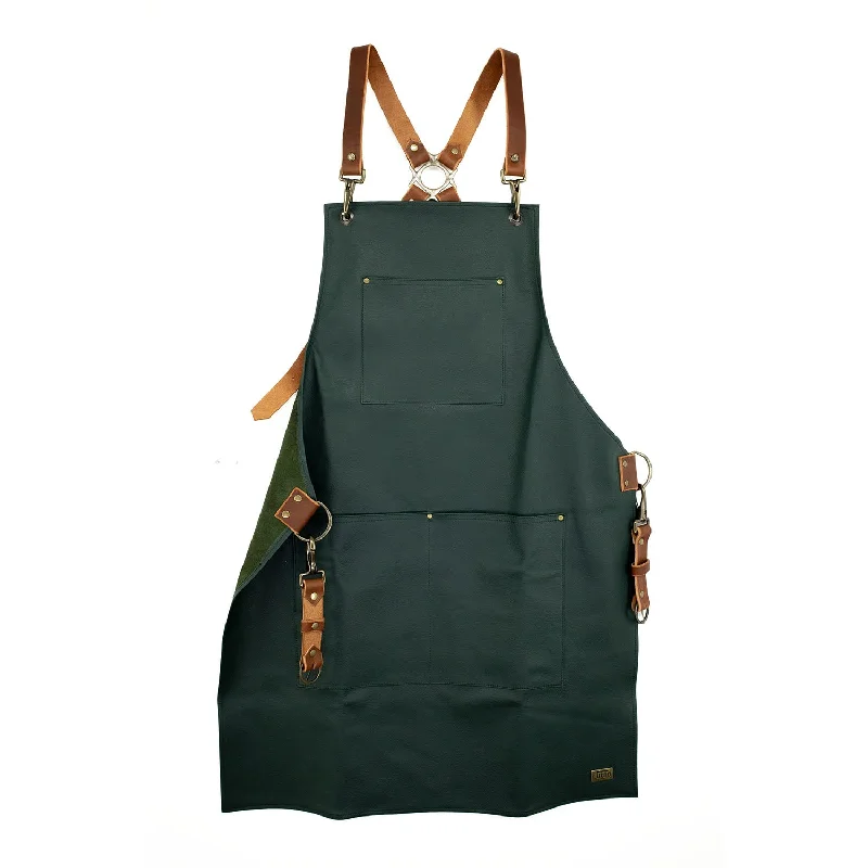 forest leather apron