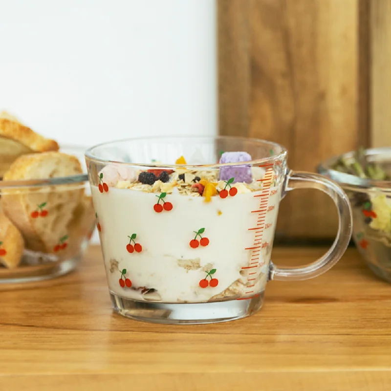 Fruit Pattern Measuring Cup + Bowl