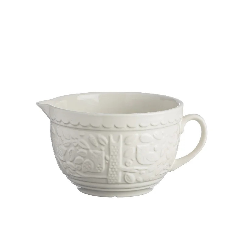 Mason Cash In The Forest Batter Bowl Owl Cream