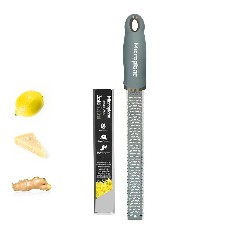 Microplane 12" Premium Classic Zester / Grater, Eucalyptus Green