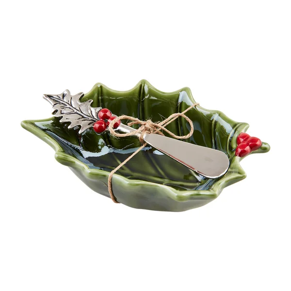 Mud Pie - Holly Tidbit Bowl Set