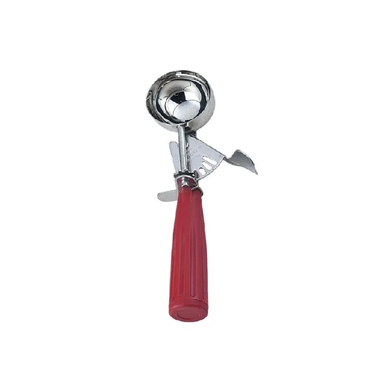 Nella 1.33 Oz Ice Cream Disher Size #24, Red Handle