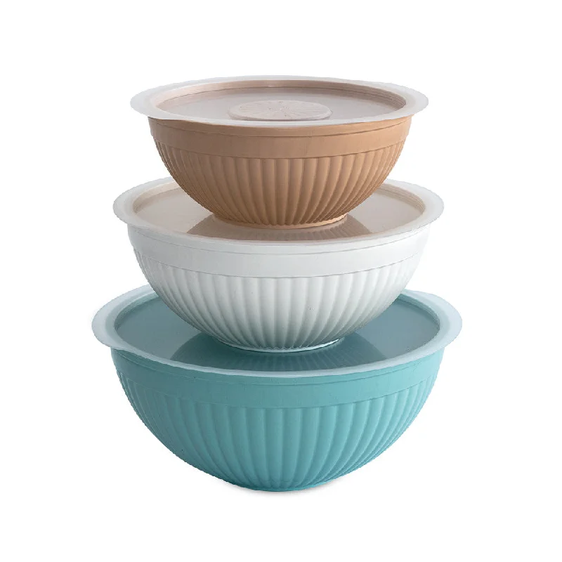 Nordic Ware 6-Piece Covered Mixing Bowl Set