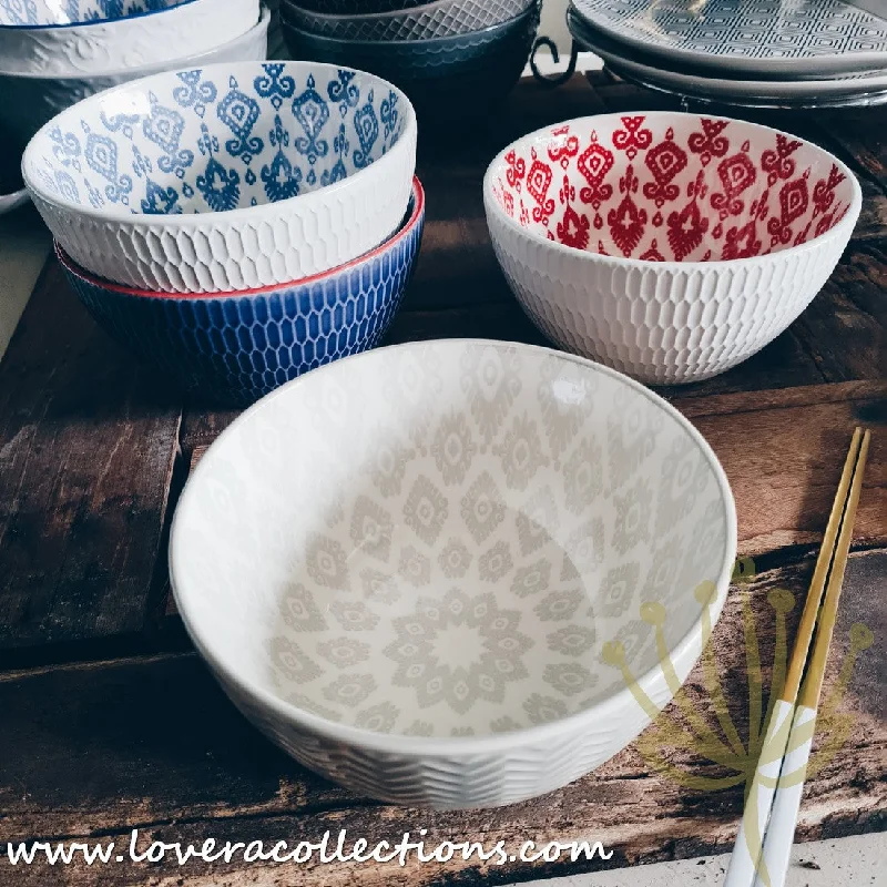 *70% OFF CLEARANCE PROMO* Repeat Assorted Patterns Soup Bowls