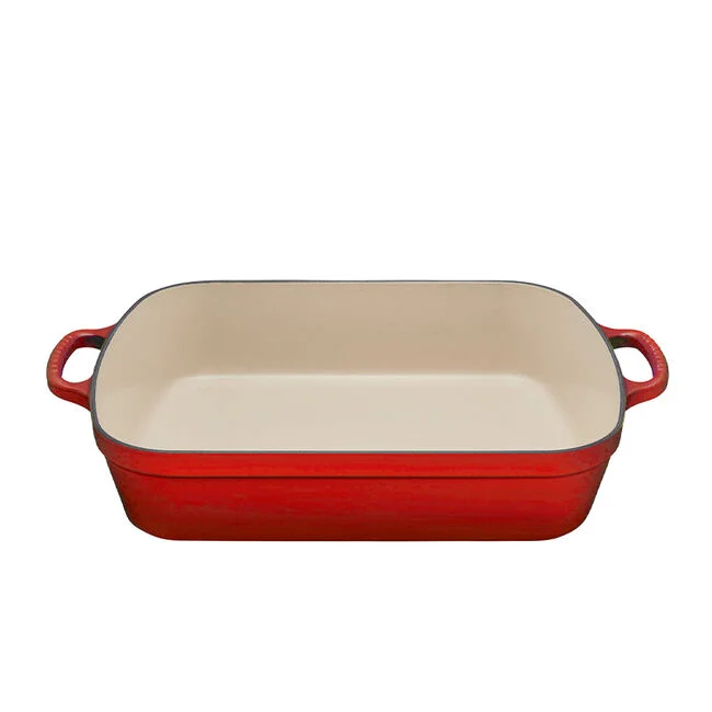 Le Creuset 4.9 Litre Rectangular Roaster, Cerise