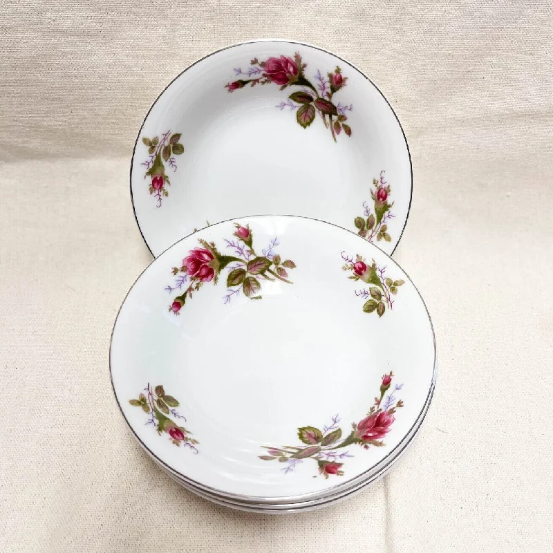 Rose Pattern Bowls Set of 4 - Sankyo China