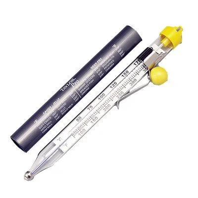 Taylor Candy / Deep Fry Glass Thermometer (C°/F° Mode) 50° C to 200° C