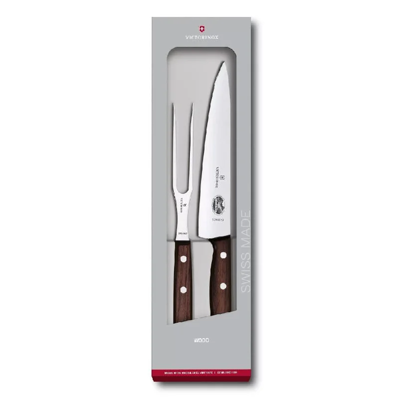 Victorinox 2 Piece Rosewood Carving Set (5.1020.2G)