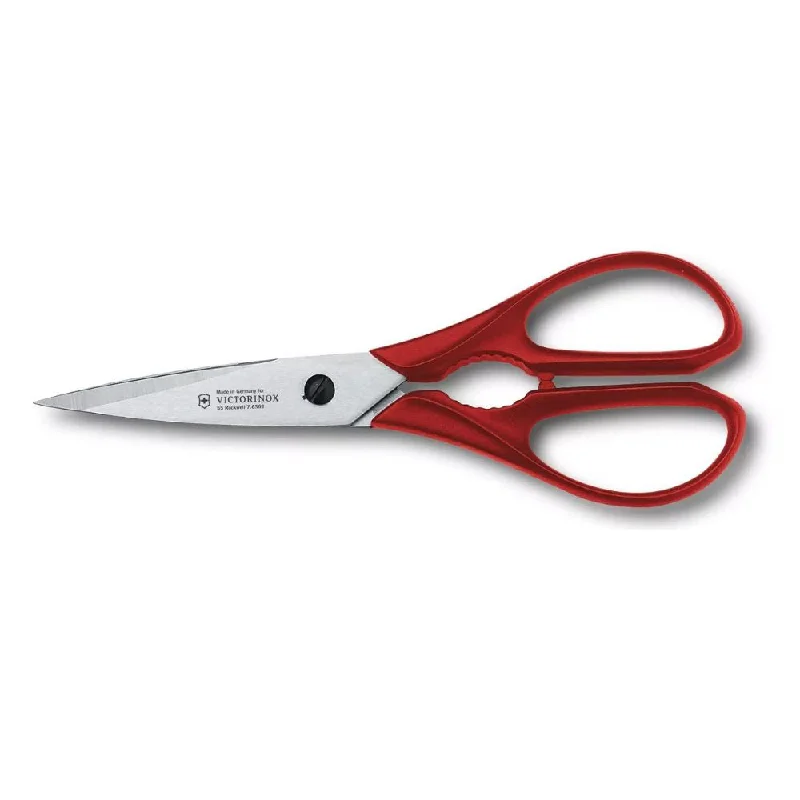 Victorinox 4" Stainless Steel All Purpose Kitchen Shear, Red Handle (87770)