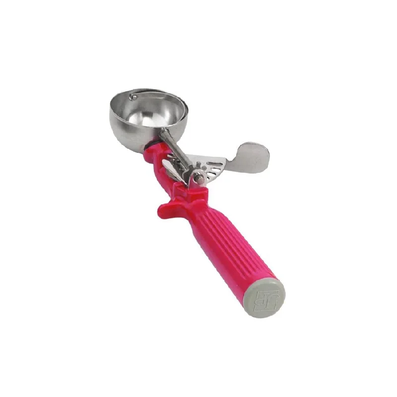 Vollrath 1.33 Oz Disher #24, Red Handle