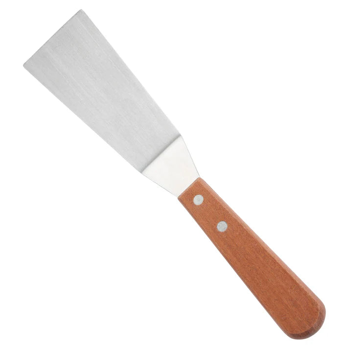 Winco 2" Wide Grill Spatula, Wood Handle - TN165