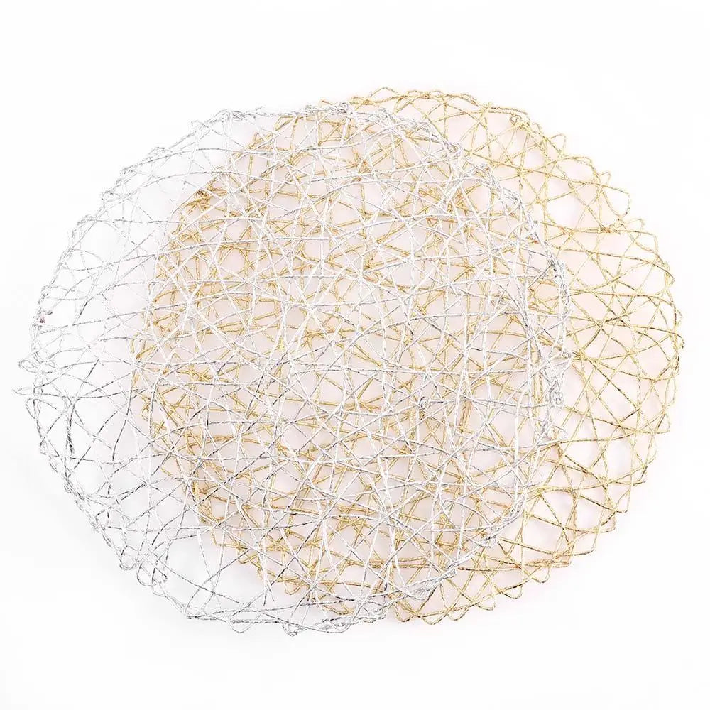 38cm Round Kitchen Woven Table Decoration Coaster Cup Pads Placemat Dinnerware