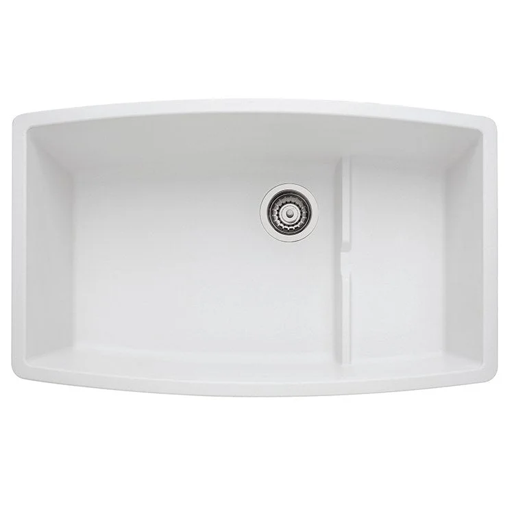 Performa Cascade 32" Super Single Bowl Silgranit Undermount Kitchen Sink