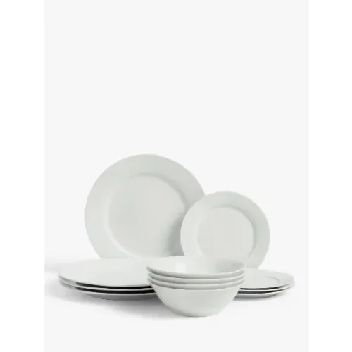 Bread N Butter ''White Rosario'' 18-Piece Dinnerware Set