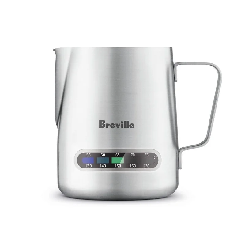 Breville 16 Oz Milk Carafe with Temperature Indicator, Silver