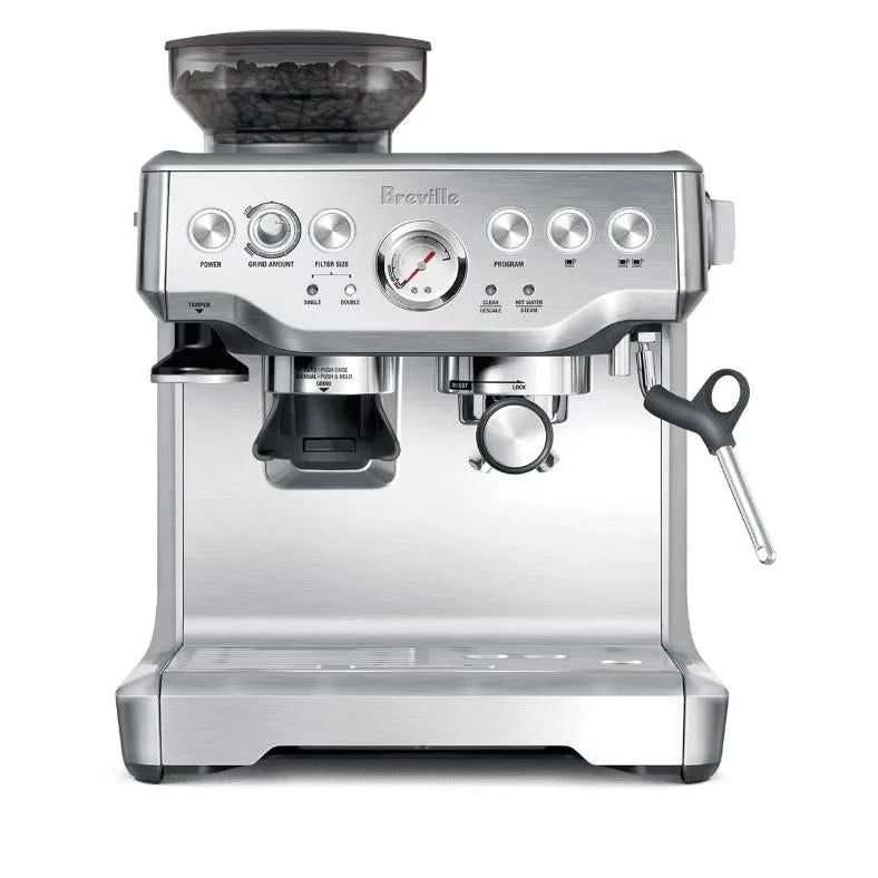 Breville The Barista Express Espresso Machine, Brushed Stainless, 110/120V