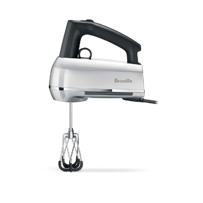 Breville The Handy Mix Scraper Hand Mixer, 9 Speed, Silver