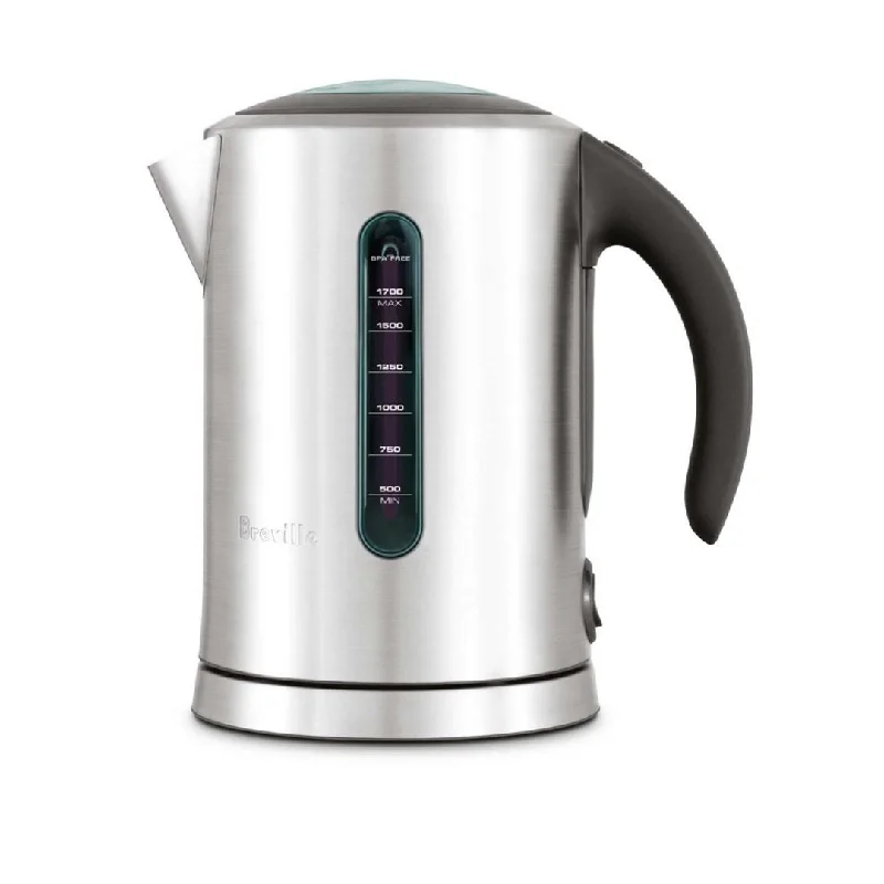 Breville The Soft Top Pure 1.7 Litre Kettle, Brushed Stainless