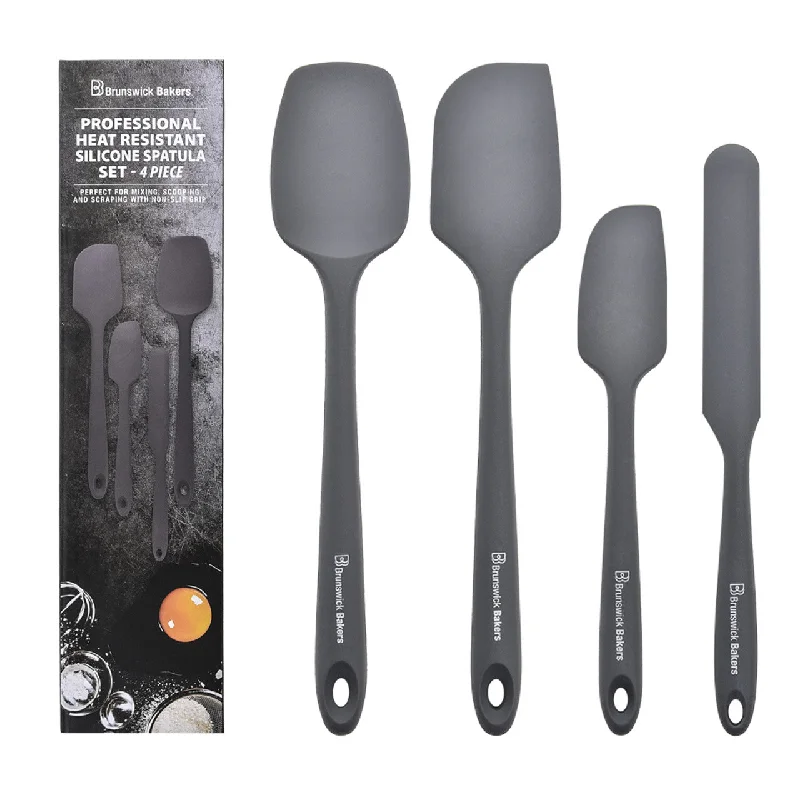 Brunswick Bakers 28cm Set Of 4 Spatulas Grey