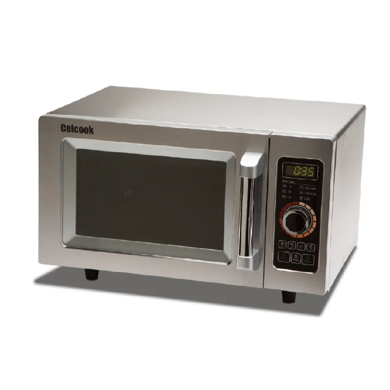 Celcook Microwave 0.8 Cu Ft, Dial Timer Controls 1000 Watt