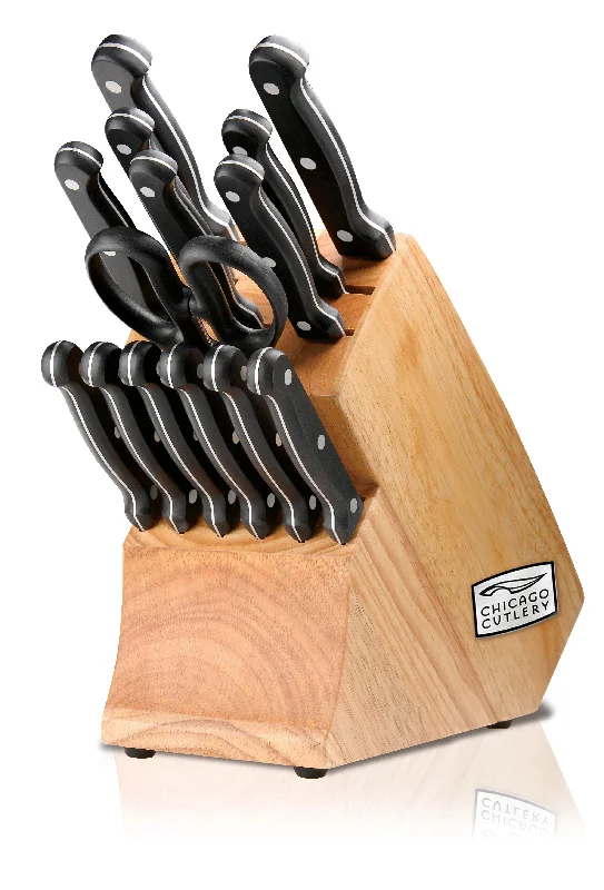 Chicago Cutlery Essentials 15pc Knife Block Set