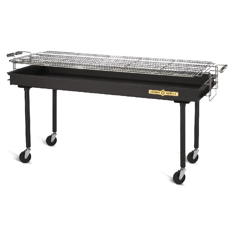 Crown Verity CV-BM-60 72" Portable Outdoor BBQ /Charbroiler Charcoal Grill