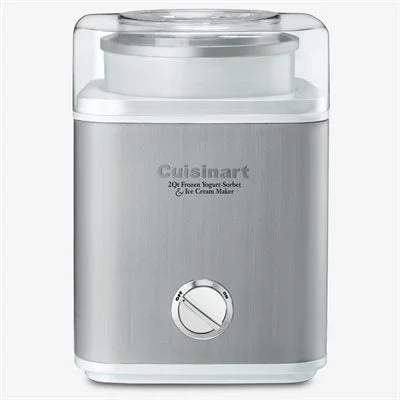 Cuisinart Pure Indulgence 2 Qt Frozen Yogurt / Ice Cream & Sorbet Maker, White / Silver