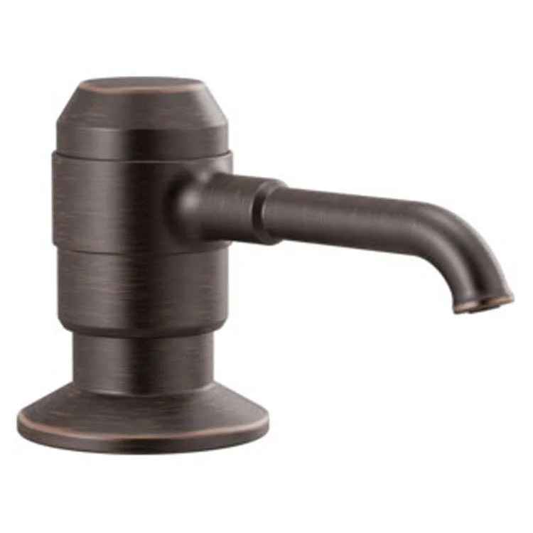 Soap Dispenser Broderick Venetian Bronze Deck Mount Pump 13 Ounce 3-3/4 Inch