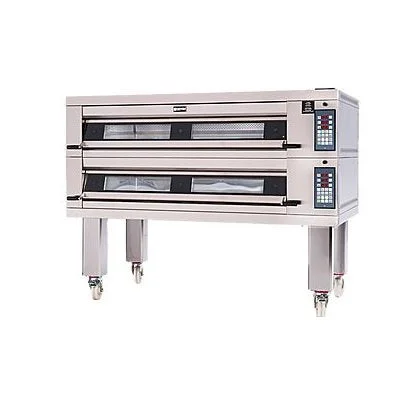 Doyon Artisan 56" Stone Double Deck Oven with 6 Pan Capacity