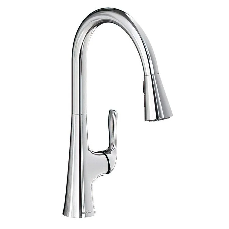 Kitchen Faucet Harmony Deck Mount 1 Forward Only Lever ADA Chrome Pull Down Spray 1 Hole Spout Height 15-1/2 Inch