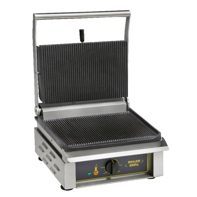 Equipex PANINI 28" x 9.5" Panini Grill with Grooved Plates, Thermostat Controls