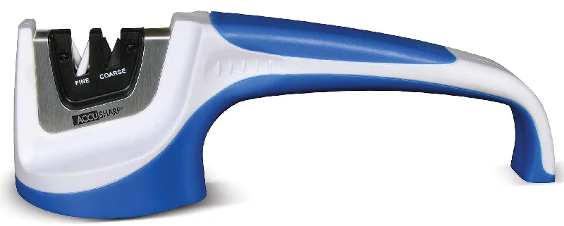 Accusharp 036c White & Blue Pull-Through Knife Sharpener