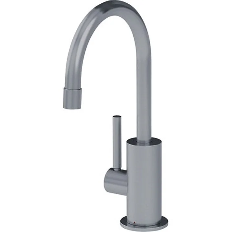 Hot Water Dispenser Pescara Little Butler 1 Lever Swivel Spout Satin Nickel 0.5 Gallons per Minute