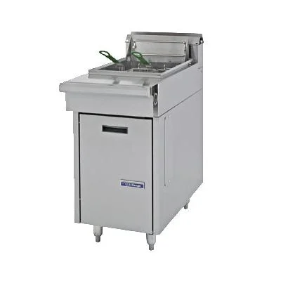 Garland Cuisine 35 lb Heavy Duty Floor Fryer with Thermostat Controls Natural Gas 110,000 BTU