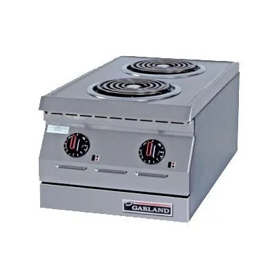 Garland Designer Series 15" Countertop 2 Burner Spiral Hot Plate Electric