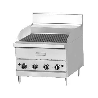 Garland G Series 24" Countertop Ceramic Briquette Charbroiler Natural Gas 60,000 BTU