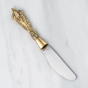 Gilded Fleur de Lis Spreader