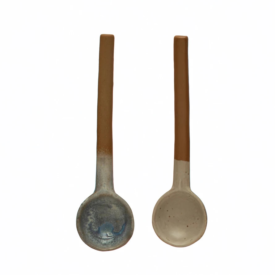 Glaze Stoneware Spoon