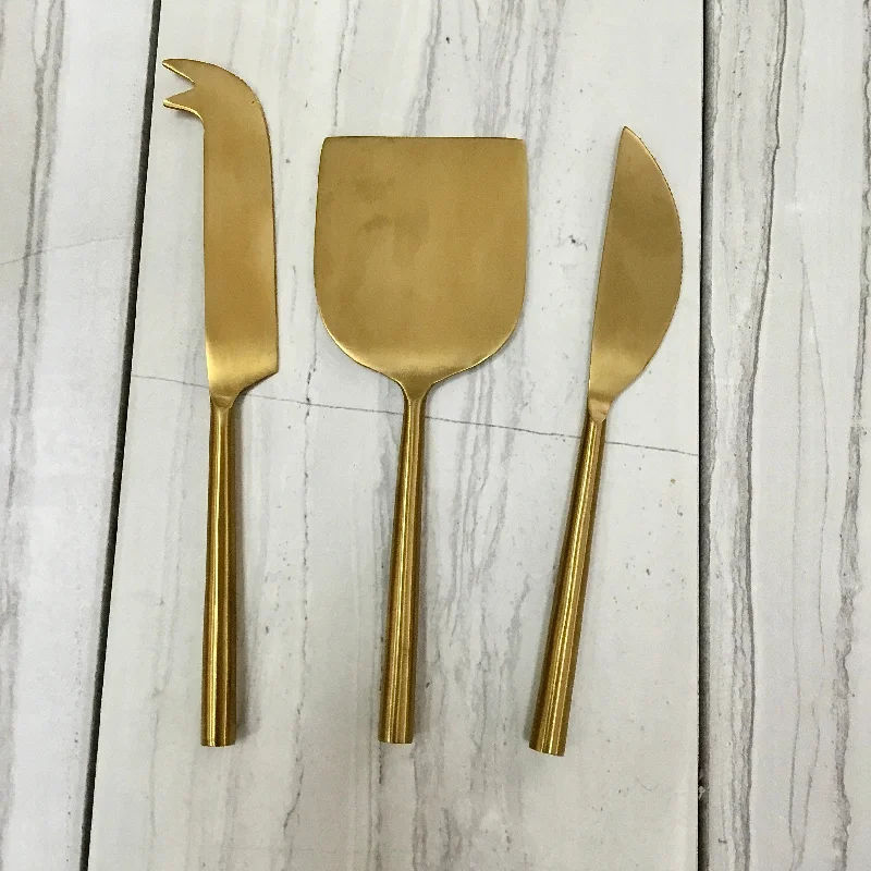 Gold Cheese Tools (Set of 3)