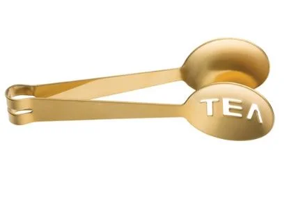 Gold Tea Tongs