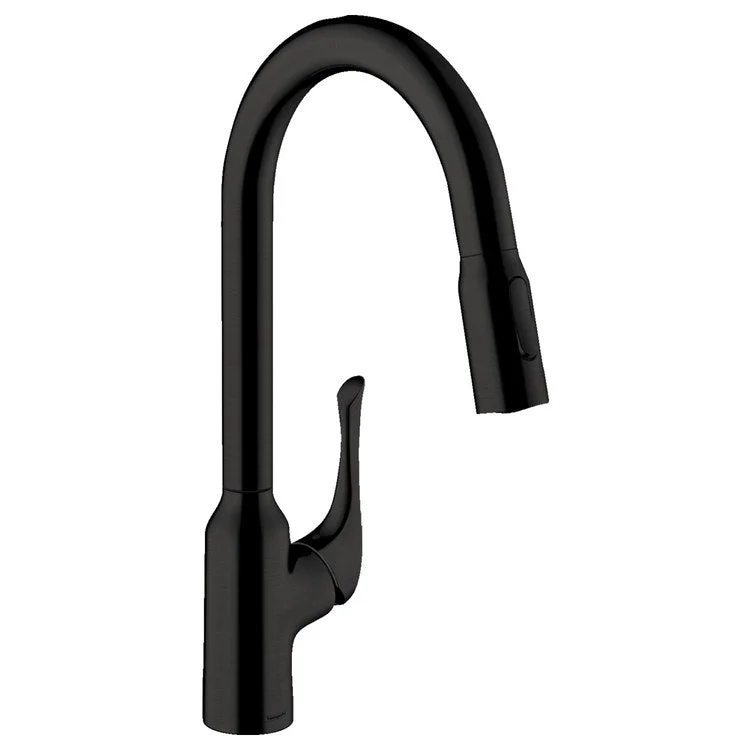 Kitchen Faucet Allegro N MagFit 1 Lever ADA Matte Black Pull Down 2 Function 360 Degree Swivel 1.75 Gallons per Minute