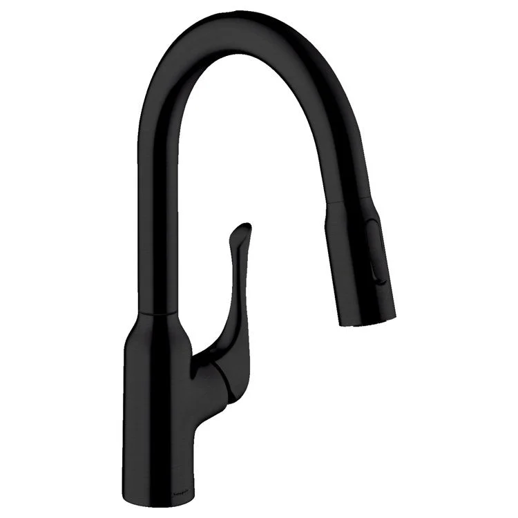 Kitchen Faucet Allegro N Prep 1 Lever ADA Matte Black Pull Down 2 Function 360 Degree Swivel 1.75 Gallons per Minute