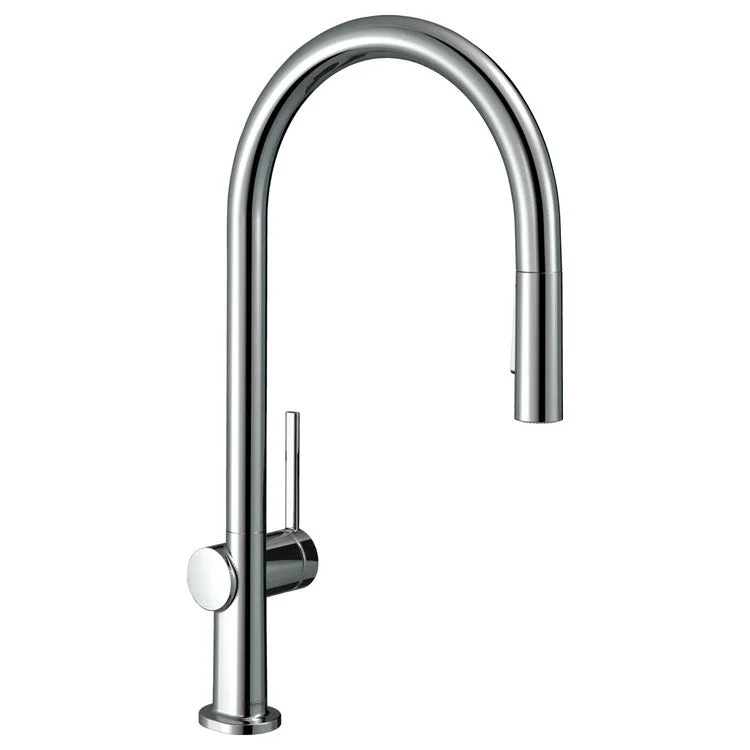 Kitchen Faucet Talis N 1 Lever ADA Chrome Pull Down 2 Function High Arc 360 Degree Swivel 8-1/4 Inch 1.75 Gallons per Minute