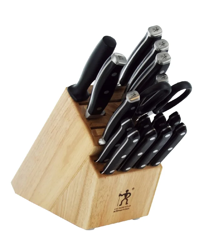 J.A. Henckels International - Forged Premio 17pc Knife Block Set