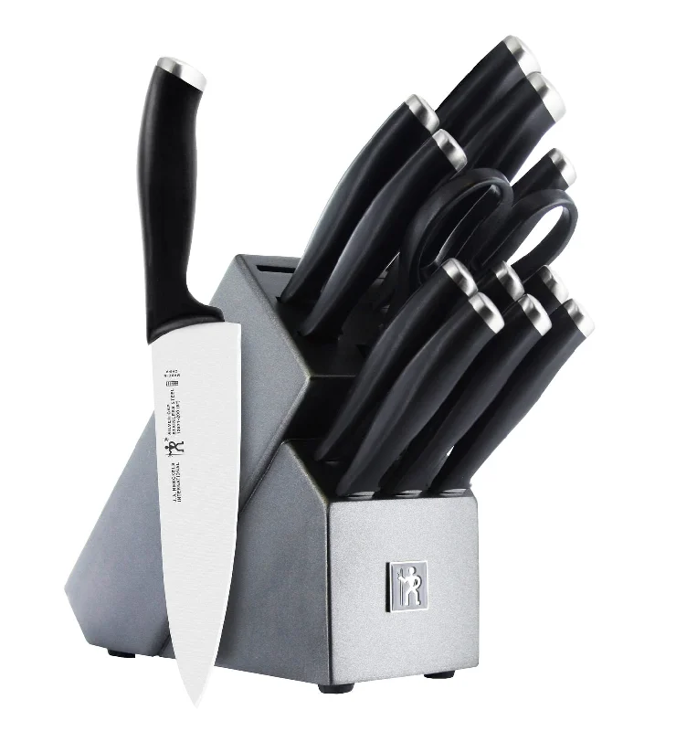 J.A. Henckels International - Silvercap 14pc Knife Block Set