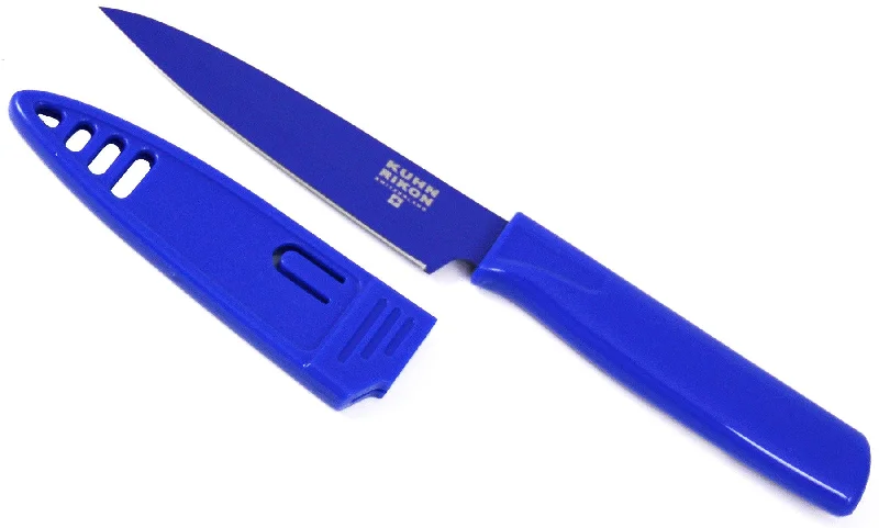 Kuhn Rikon 2814 4" Blade Blue Paring Knife